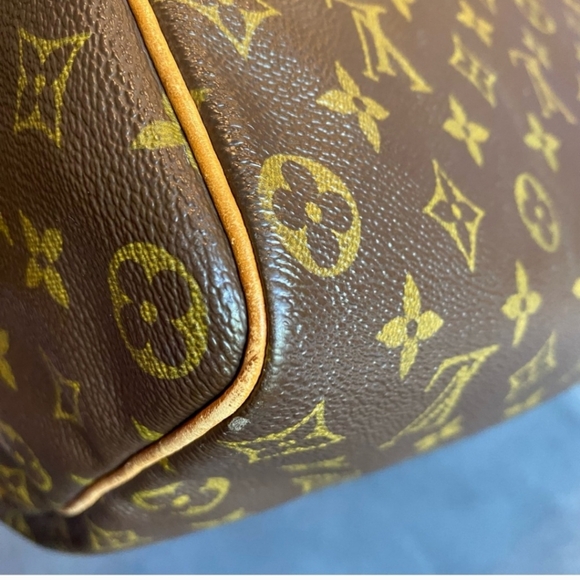 LOUIS VUITTON Vintage Monogram Speedy 40 Boston Bag Travel Weekender - Picture 2 of 15